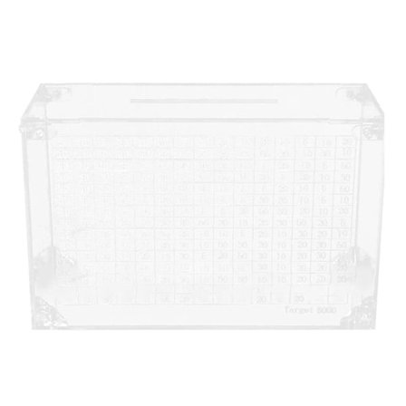 Transparent Akryl Pengekasse med Tæller Børn Voksne Klar Sparegris Mønt Kontantbeholder Penge Spareboks Drenge Piger Gave