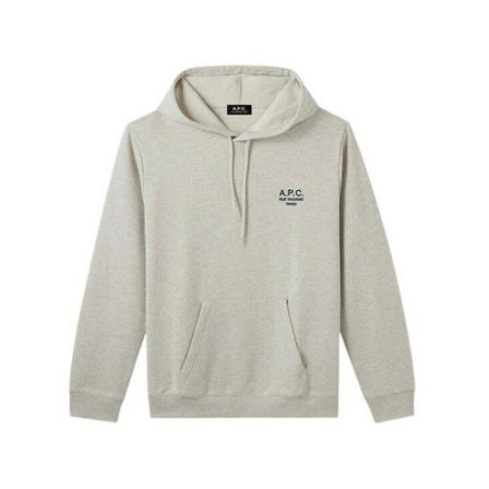 A.p.c., Bluza męska A.p.c. Hoodie Marvin Coezd-H27733 Szary, Mężczyzna, Rozmiar: 2XL