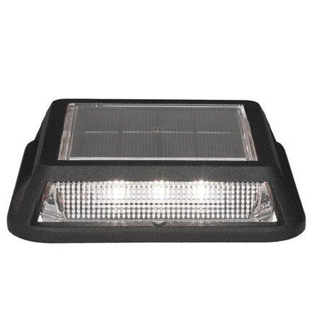 Terrassebelysning med solpanel, 1 W og IP65-klassificering