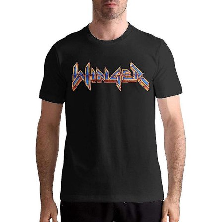Winger Band T-shirt herr T-shirt i bomull Mode o-halsad kortärmad T-shirt Vuxen, S-3XL