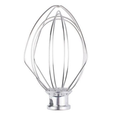 Professionell Visp i Rostfritt Stål, 6-Trådig Köksmaskinstillbehör för KitchenAid, Lätt att Rengöra & Hållbar, Idealisk för Vispning av Grädde & 