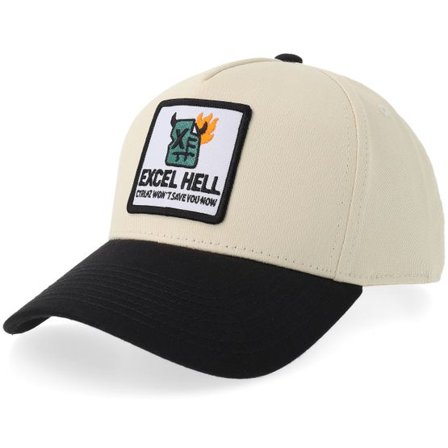 Not For Sale - Beige adjustable Keps - Excel King Stone/Black A-frame Adjustable @ Hatstore