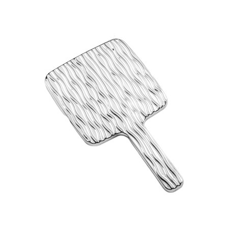 Håndholdt spejl Rejse Makeup Spejl Vand Krusninger Kosmetisk Spejl Håndspejl med Håndtag Badeværelsesspejl til Frisører