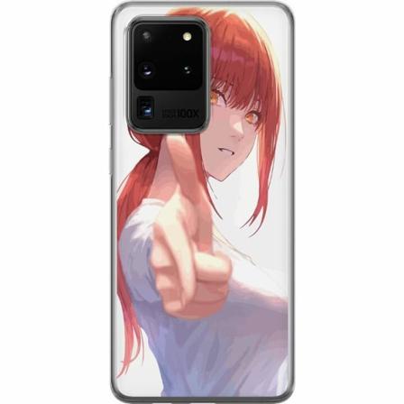 Samsung Galaxy S20 Ultra Genomskinligt Skal Makima Chainsaw Ma