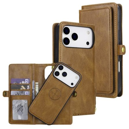 iPhone 17 Pro Fodral med 8 kortfack, ID-fönster & sedelfack