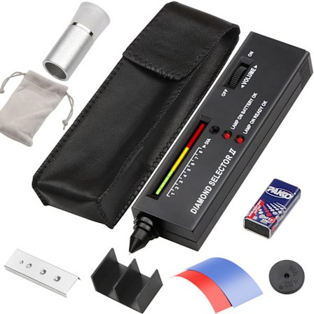 Diamanttester med UV ultraviolet lys ædelsten smykkevælger juveler ædelstensværktøj_Særlige gaver