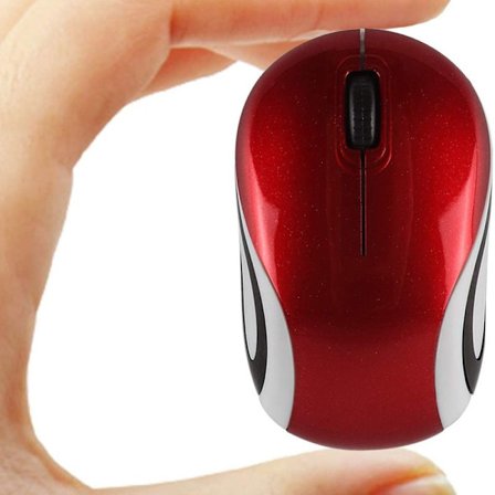Mini-kokoinen langaton hiiri lapsille, optinen ja kannettava USB-liitännällä