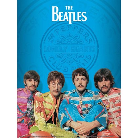 The Beatles Sgt Pepper Band Print 40cm x 30cm Multifärgad