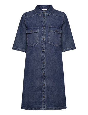NOISY MAY | Nmnew Signe S/S Denim Dress Vi002Mb Noos | S