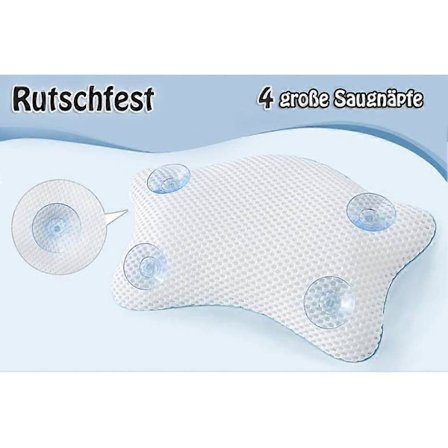 Halkfri badkudde med flodhäst, lyxigt stöd för huvud och nacke, supergenomsläpplig, qu