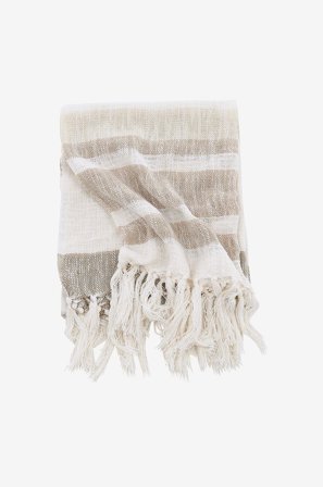 Venture Home - Viltti Sandy - Valkoinen - Torkkupeitot - 130X170 - - Homeroom