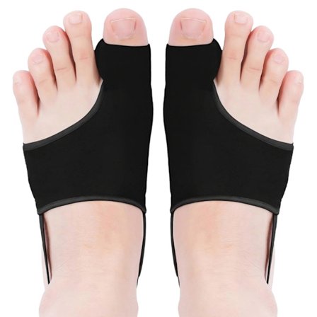 Genanvendelige tåskillere til Hallux 2 par fleksibel fodpleje