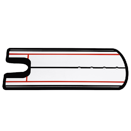 Golf Putting Träningshjälp Uppriktning Spegel Rail Practice Putting Corrector