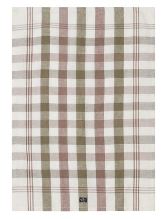 Checked Linen/Cotton Kitchen Towel Home Textiles Kitchen Textiles Kitchen Towels Multi/patterned Lexington Home