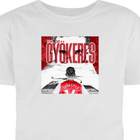 Lapsen t-paita Arsenal Viktor Gyökeres - Jalkapalloaihe paita numerolla 14 areenalla