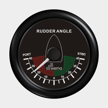 Roderlägesinstrument 0-910 ohm svart