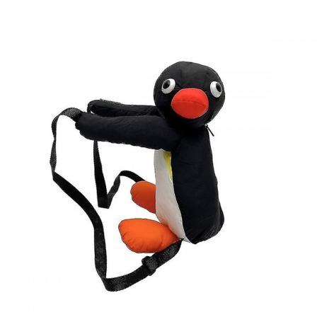 Sarjakuva Söpö Penguin Pehmo Reppu Pehmolelu Pehmeä pehmo eläinten olkalaukku