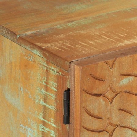 vidaXL Handsnidad TV-bänk 120x30x40 cm massivt återvunnet trä