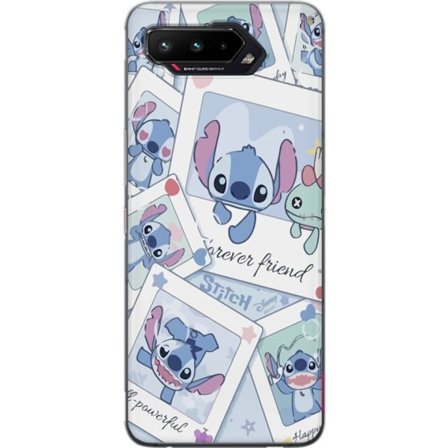 Yhteensopiva Puhelinkuori Asus ROG Phone 5 Unelmoivat pilvet vaaleanpunaisina, lila ja sinisen sävyissä, kimaltelevine tähtineen ja pehmeän satumaisen