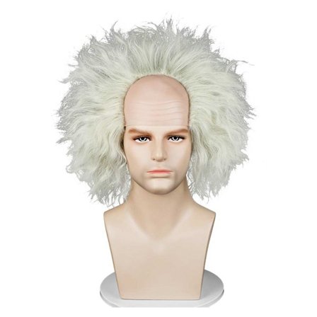 Beetlejuice 2 Cosplay Grønn Parykk Varmebestandig Syntetisk Hår Festtilbehør