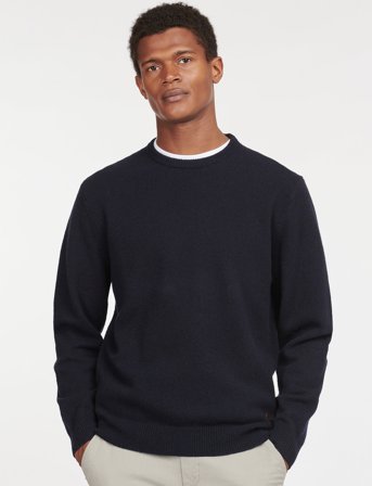 Barbour Barbour Essential Patch Crew Neck Sweater - Black - M