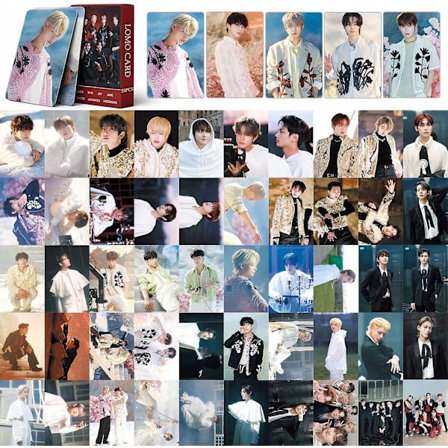 55 x Enhypen Lomo-kort Enhypen Sacrifice (Eat Me Up) Nyt Album Lomo-kort Enhypen Posterkort til Fans