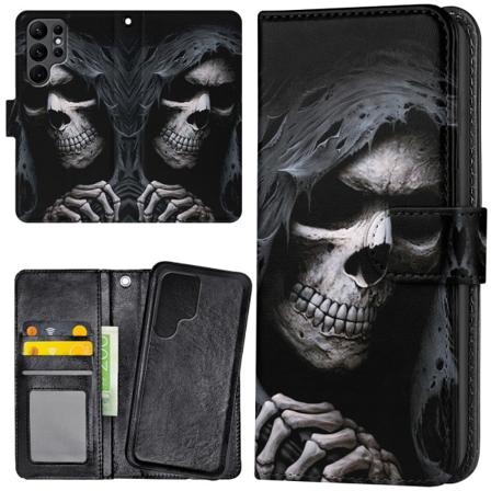 Samsung Galaxy S24 Ultra - Lommebok Deksel Grim Reaper