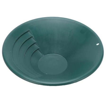 260mm Gullvaskepanne ABS Gull Sikteklassifiserer Vaskesil Brett Tilbehør Grønn