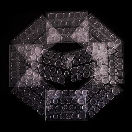 Dobbeltsidede Gel Lim Klistermærker til Kunstige Negle 240 stk. 10 Ark Superklæbende Fæstningsfaner til Falske Negle, Åndbare Transparente_ma