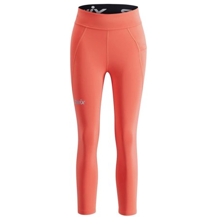 Swix Pace High Waist Cropped Tights W Cayenne