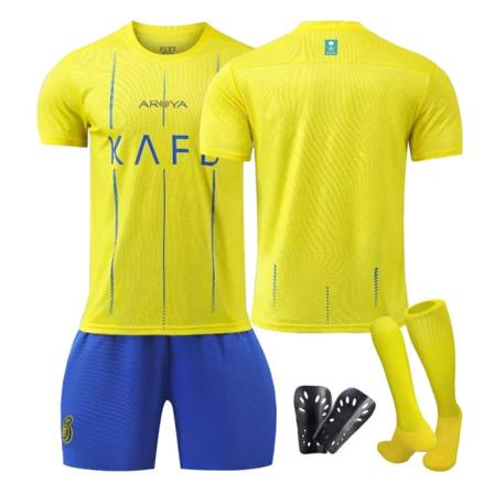 23-24 Home Riyadh Victory Fotbollssatser - Fotbollströjaset Inga+med strumpor+skyddsutrustning 16