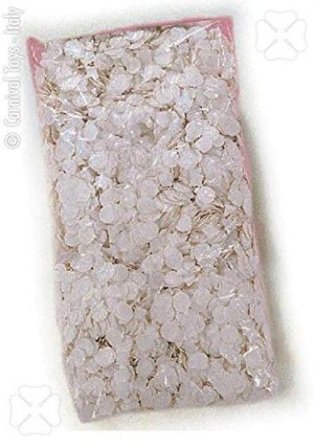 Carnival Toys 4511 - Coriandolone Bianco 250 Gr. Diametro 2 Cm