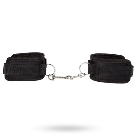 DIABOLIQUE BLACK - BEGINNER VELCRO CUFFS - Vuxen.se - BDSM handbojor, fetish handklovar