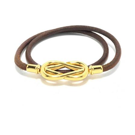 Hermès Vintage Bracelets Brun, Dame Vintage Smykker, Størrelse: ONE Size