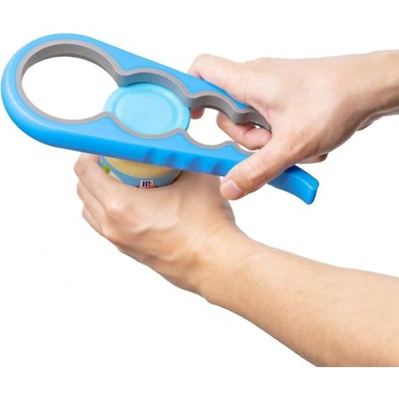 Skridsikker dåseåbner Gummi dåseåbner Køkkenhjælp til at fjerne genstridige låg, kapsler og flasker