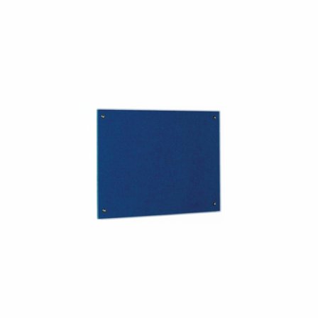 Recycled fire-retardant noticeboard, 900x600 mm, blue