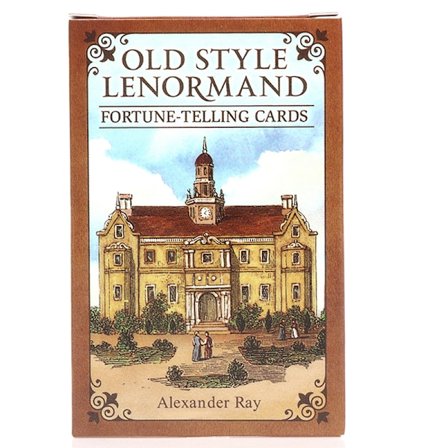 Gammel stil Lenormand spådomskort brætspil spådom