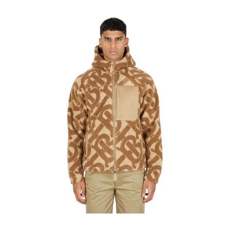 Burberry, Zip-throughs Bruin, Heren, Maat:XL