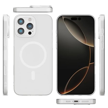 Mobilskal till iPhone 16 Pro MagSafe Compatible Protective - Vit