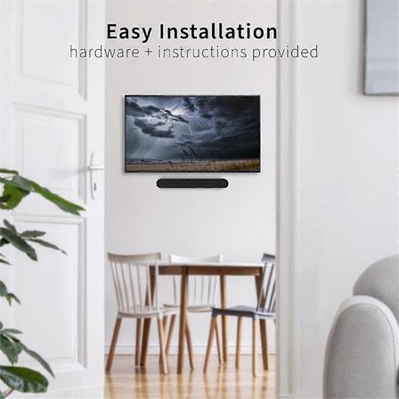 Soundbarfäste för Ray, Flytande väggmonteringsfäste för Ray Essential Soundbar Under TV med skruvar