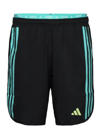 Own The Run 3 Stripes Short Black Adidas Performance