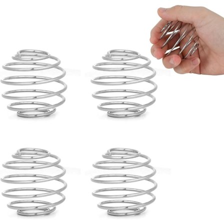 Stavmikserkuler 4-pakning 5,3 cm rustfritt stål 304 perfekt for smoothies proteinshakes milkshakes og salatdressinger kompatibel med stavmikser