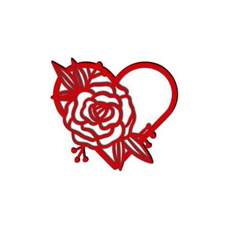 Hjerte Kop Underlag Træmateriale Drikkemåtter til Boligindretning og Entusiaster