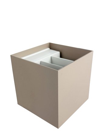 Venus 10X10 Beige Væglampe Indendørs Beige Dyberg Larsen