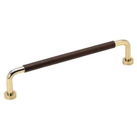 Gustavsberg H8 Håndtag 160 c/c, messing Læder fejet, Badeværelse