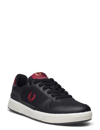 B300 Tex Poly/Lthr Black Fred Perry