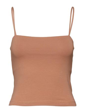 Scarlet Singlet T-shirts & Tops Sleeveless Orange Gina Tricot