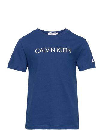 Institutional T-Shirt T-shirts Short-sleeved Sininen Calvin Klein