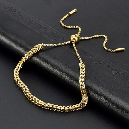 Lucky Pull Justerbart Flettet Titanstål Armbånd 3mm Franco Kæde Manchetarmbånd Charm Trend Smykker Til Mænd Og Kvinder