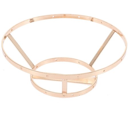 DIY Lampeskjerm Ramme Wire Lampeskjerm Ramme Bordlampe Bur DIY Skjell Lysekrone Metallramme